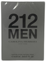 Carolina Herrera 212 men 3х20ml (Туалетная вода)